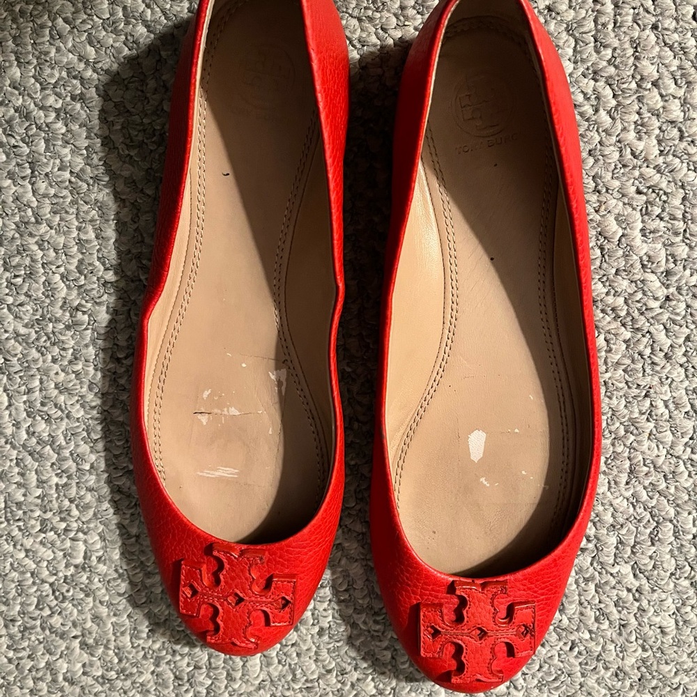 Red Tory Burch Flats